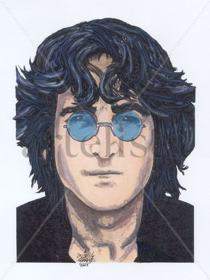 John lennon Mixed Media