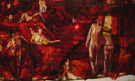 pintura sintètica-sèrie vermella/roja