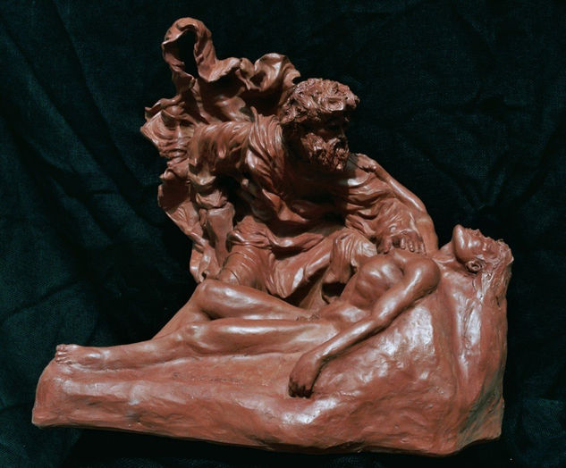 GLORIA O MISERIA Terracotta Figurative