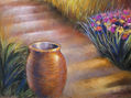 "VASIJA Y FLORES"