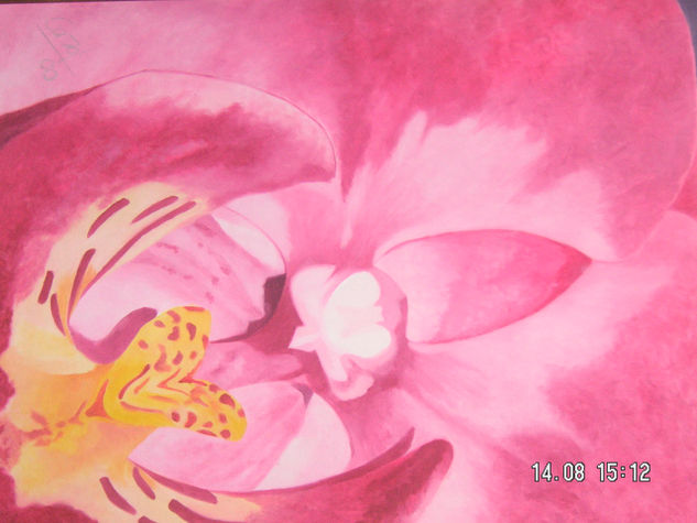 Gran orquidea Oil Canvas