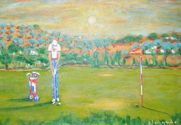 GOLF Acrylic Canvas Sports