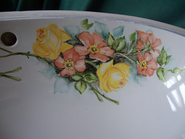 "LAVANDINO ROSE DI MACCHIA E ROSE GIALLE" (dettaglio - detail)