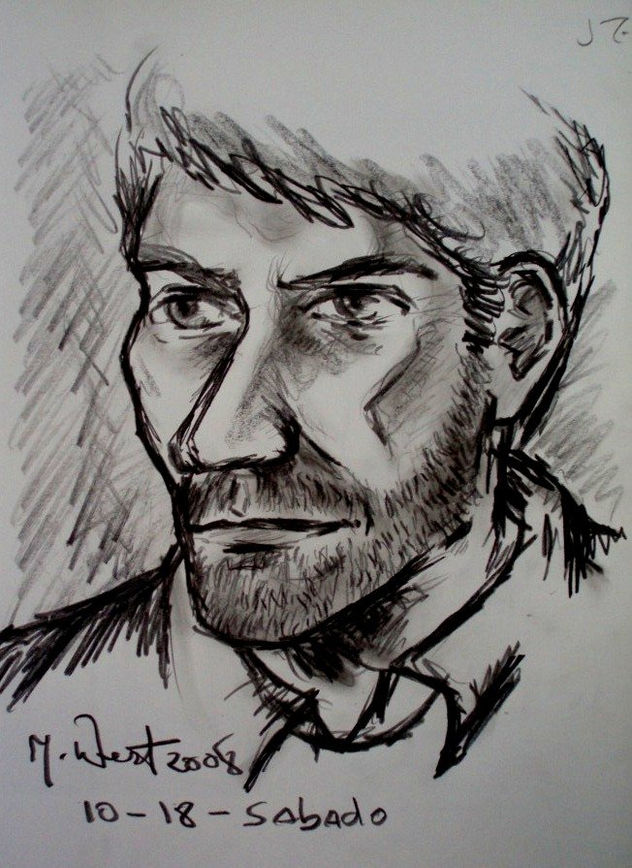 auto retrato do artista m.west