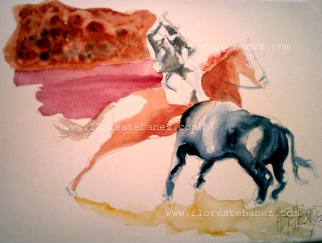 ARTE EN MOVIMIENTO Ref.207-801 Watercolour Paper Figure Painting