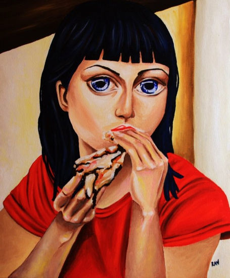 The cake Acrylic Canvas Portrait