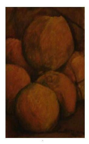 naranjas cercanas Oil Canvas Still Life Paintings