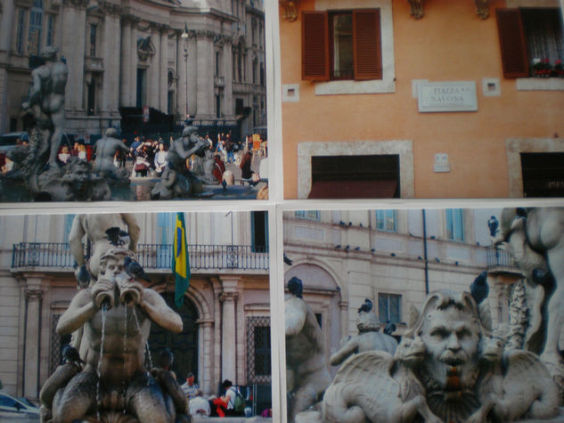 Piazza Navona I, II, III y IV Travel Color (Digital)