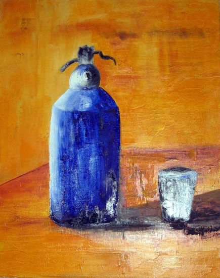 Sifon Azul Oil Canvas Still Life Paintings