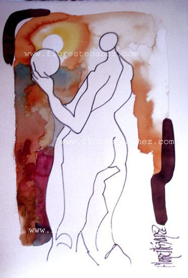 Trazoycolor Ref.: 206_746 Watercolour Paper Figure Painting