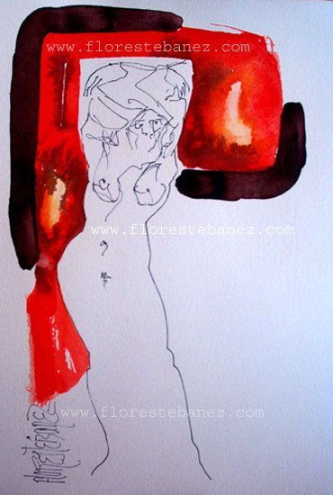 Trazoycolor Ref.: 206_714 Watercolour Paper Figure Painting