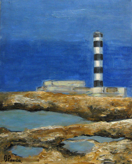 faro estacio Acrylic Canvas Landscaping