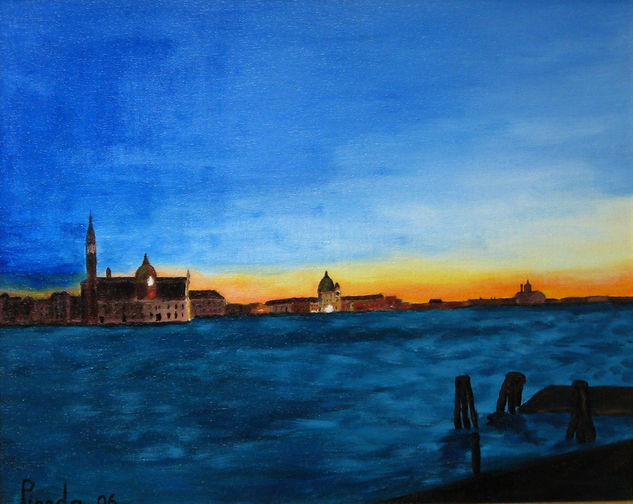 S.Giorgio el Magiore. Venecia Acrylic Canvas Landscaping