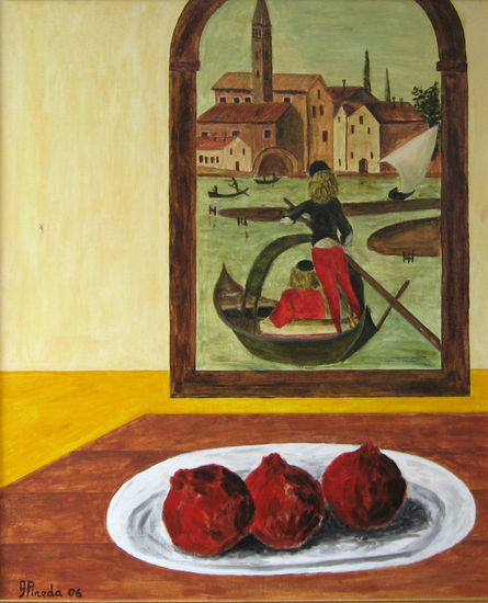 Granadas I Acrylic Canvas Still Life Paintings