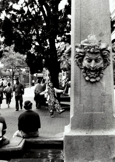 San Jose Downtown Portrait Black and White (Digital)