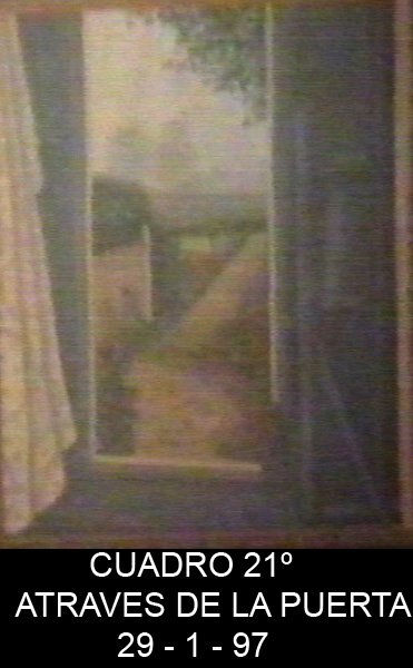 atra vez de la puerta