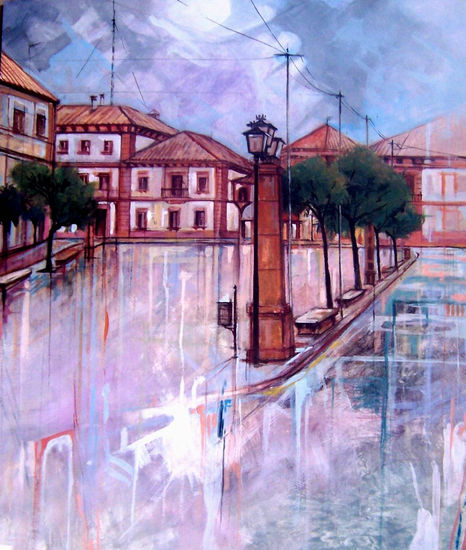 URBANO ANDUJAR UNO Oil Panel Landscaping