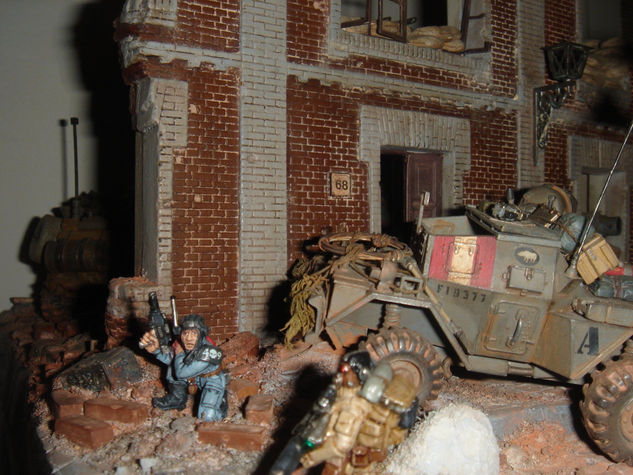 diorama guardia imperial de cadia 