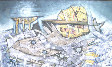 ACRILICO Y COLLAGE