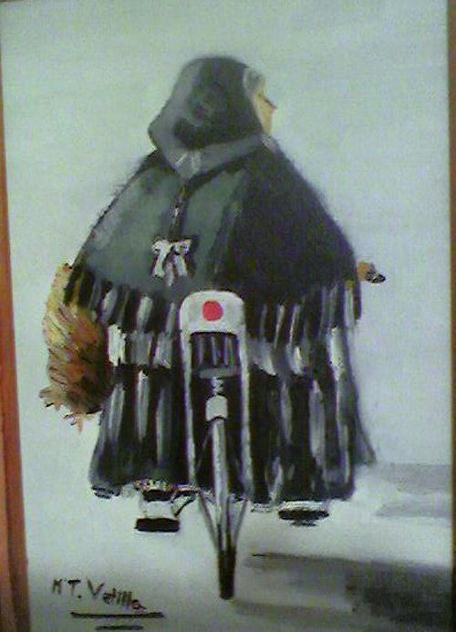 abuela en bici