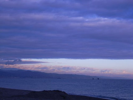 Mar y cielo.