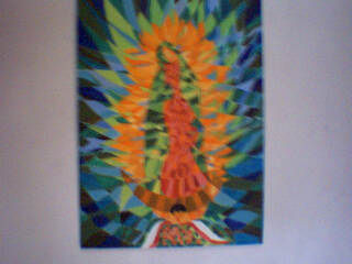 Virgen Cuatlachupe Oil Canvas