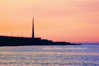 Anochece en a coruña