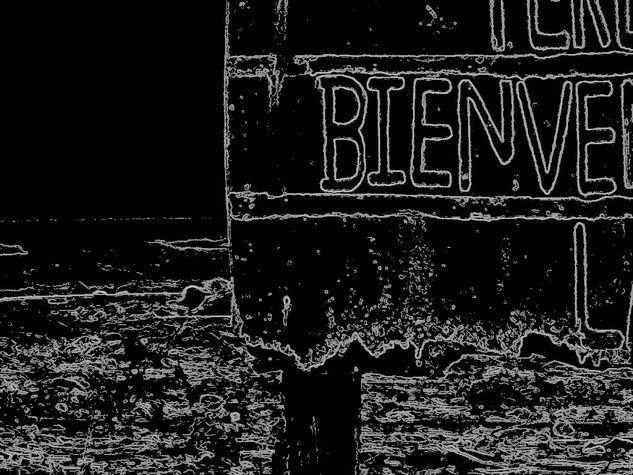 Welcome Conceptual/Abstracto Blanco y Negro (Digital)