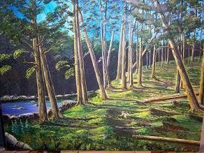 EL BOSQUE Oil Canvas Landscaping