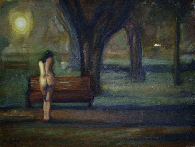 El parque desnudo Oil Canvas Landscaping