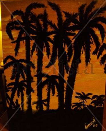 atardecer en el palmar 