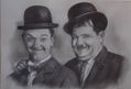 LAUREL Y HARDY-dibujo