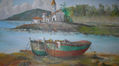 Barcas en la orilla