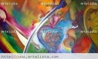 SONIDOS EN MATICES I Mixed media Canvas Others