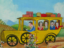La viajera, detalle