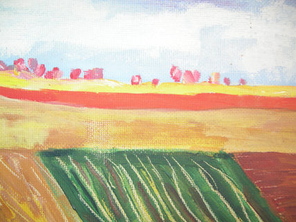 Campo de amapolas,...