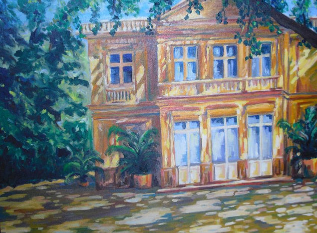 Palacete de la Concepción Oil Canvas Landscaping