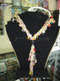 Collar tejido a crochet color Beige