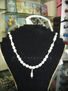 Collar de Perlas de rio con broche de plata