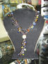 Collar tejido a crochet color negro