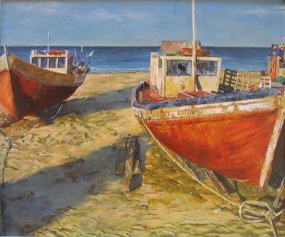 Cabo Polonio Oil Canvas Marine Painting