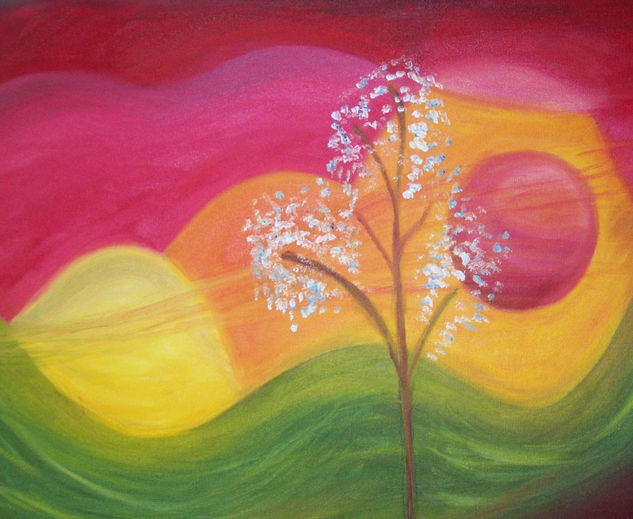 ARBOL DE LA VIDA Oil Canvas Landscaping