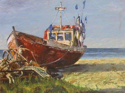 Cabo Polonio Oil Canvas Marine Painting