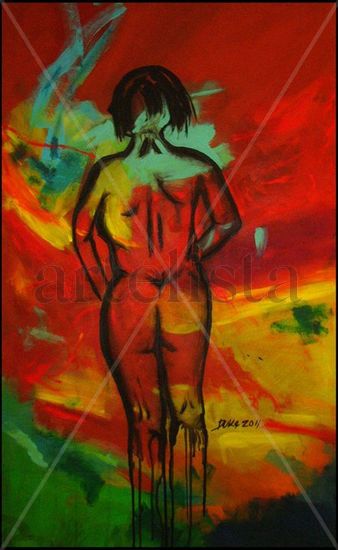 Sustancia de Colores Acrylic Canvas Nude Paintings