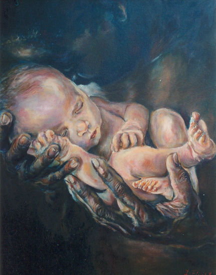 Paternidad 29 Oil Canvas Figure Painting