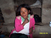 Niña timida