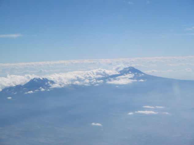 Volcanes de Mexico desde el cielo 