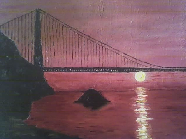 anochecer(golden gate)