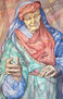 Mujer sosteniendo una  flecha (Ribera)