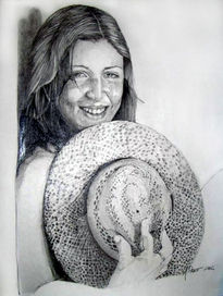 Retrato con sombrero